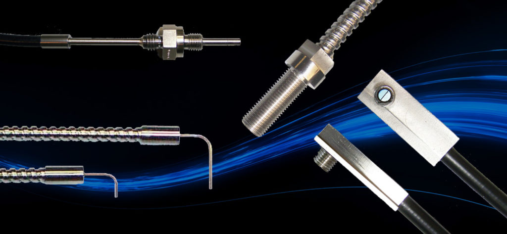 Image of several of Philtec's custom probes