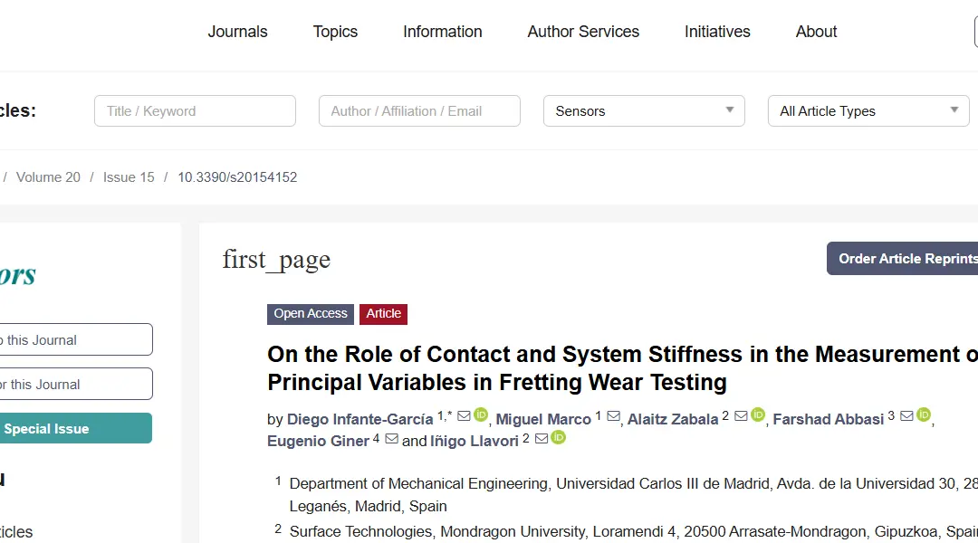 Philtec Sensor in a Research Paper